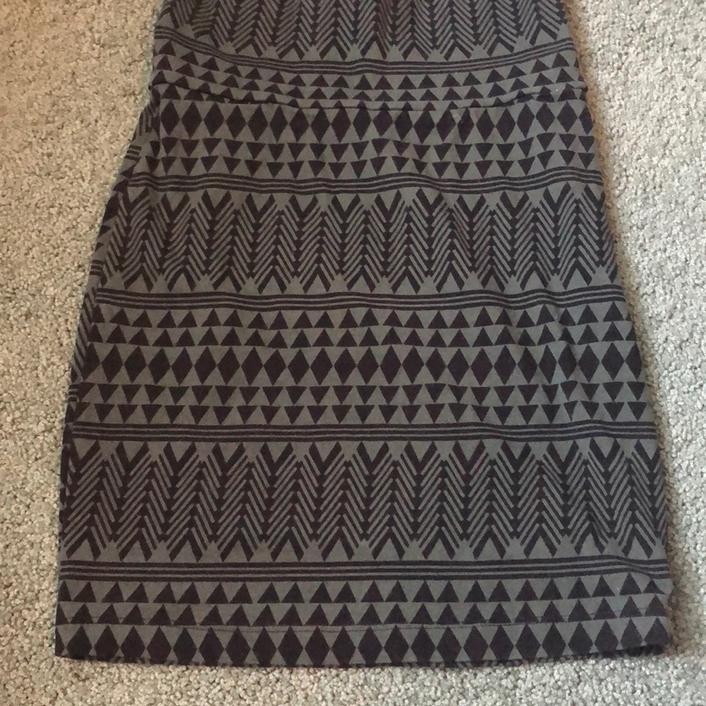 Green and Black skirt